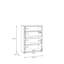 74.5 cm W Chest of 4 Drawers-64951185