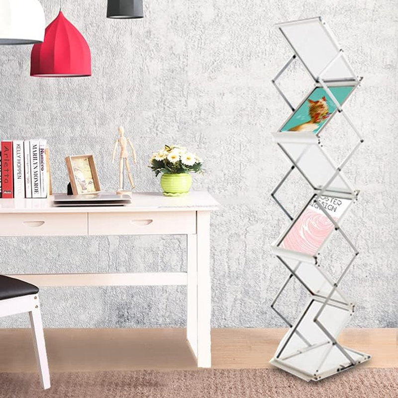 Porte-revues en aluminium, présentoir à 6 ...