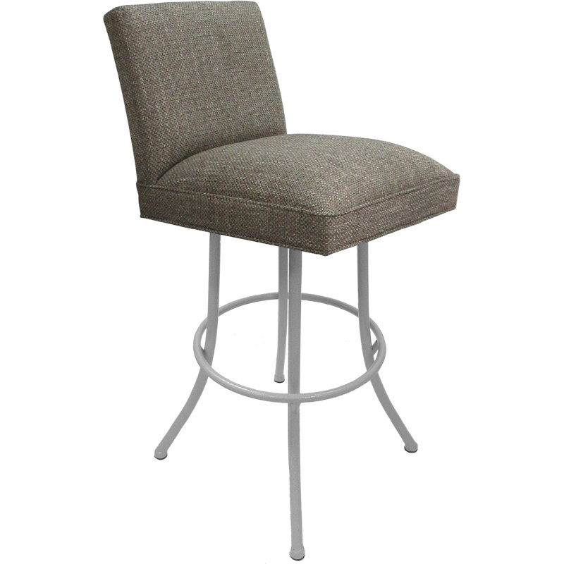 Cuve, Gris foncé / beige, Tabouret de comptoir (assise à une hauteur de 26 , Black