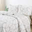 3 Piece Banana Leaf Quilt Set-1926810084