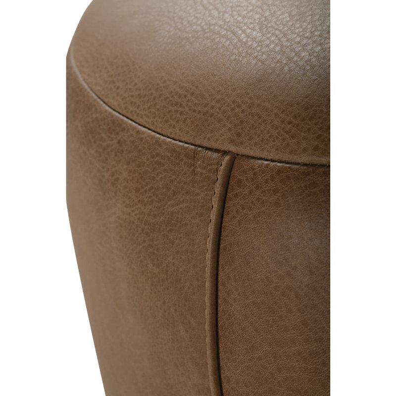 Cleo Leather Ottoman