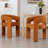 Modern Upholstered Barrel Dining Chairs-95262505