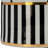 Eastleigh Zebra Handmade Ceramic Ginger Jar-1410149432