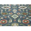 Tapis Oushak ivoire en laine noué à la main 5 pi 2 po x 8 po