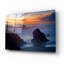 Art mural en verre Highland Dunes «Coquille Point Twilight» par Rick Berk-1749587904