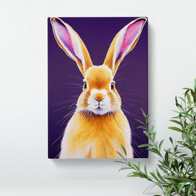 Young Hare - Wrapped Canvas Print