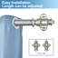 Tringle à rideaux simple ajustable Coldiron-21683758-21683763