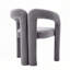 Fauteuil de cuisine en velours rembourré-2045468961
