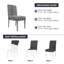Housse extensible pour chaise de salle à manger Selene Ogee