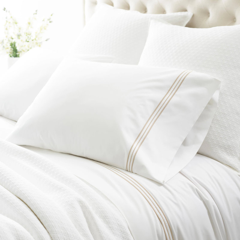 Trio Flat Sheet, Twin/Twin XL Flat Sheet , Sky