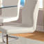Chaise d’appoint rembourrée blanche Engelbert