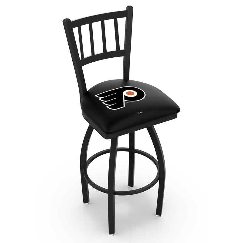 NHL Swivel 36" Extra Tall Stool, Philadelphia Flyers - Black