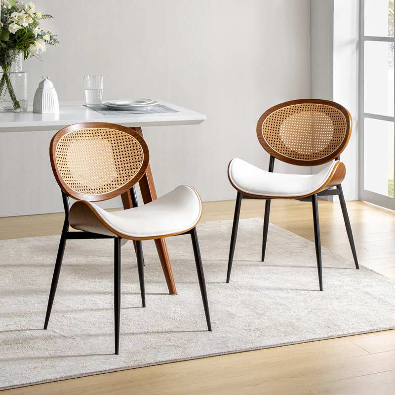 Chaises de salle à manger rembourrées 20,75 "Pateley, Beige