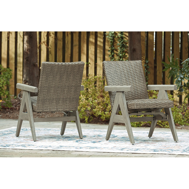 Chaise berçante d'extérieur Debbee (ensemble de 2)