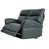 Dark Grey Leather Loveseat est en rupture de stock