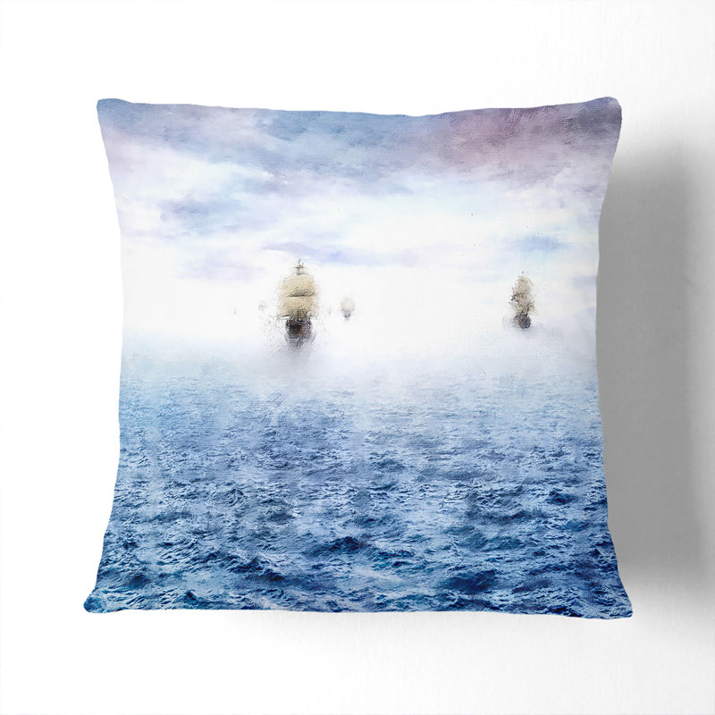 Square Throw Cushion, 55cm H x 55cm W x 20cm D, Black