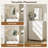 Beveled Bathroom Vanity Mirror with Aluminum Frame, Wall Accent Mirror, Tempered Glass-1488034631-1488034636