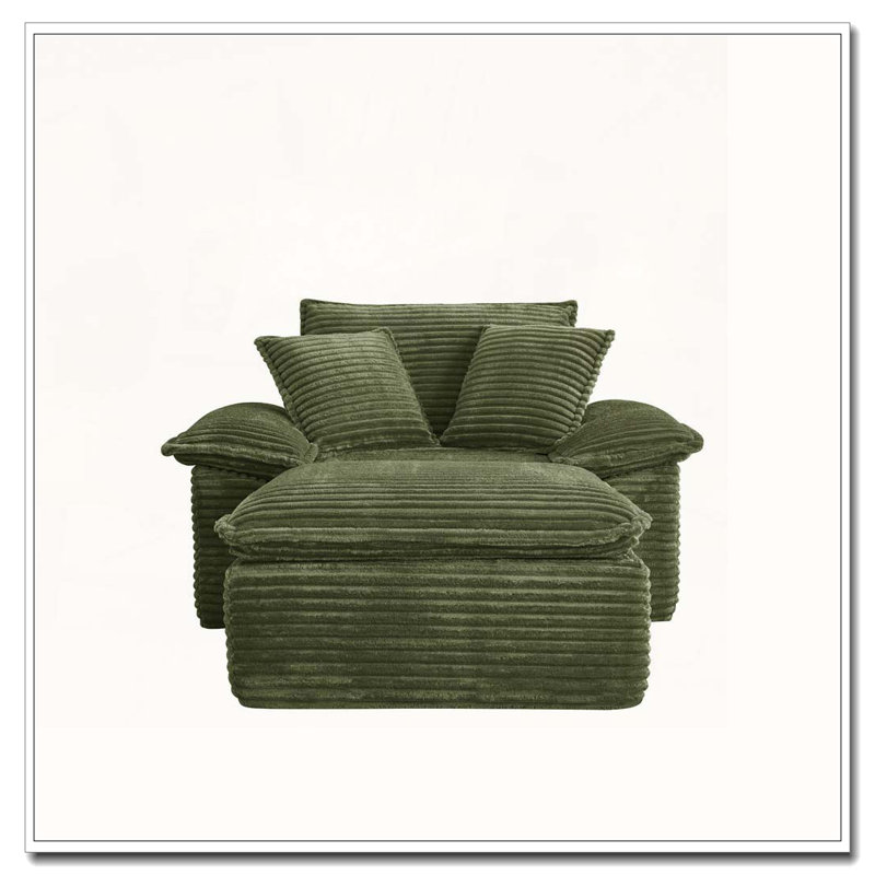 47" Oversized Sofa Chair, Green