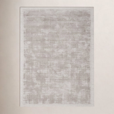 Tapis gris tissé à la main MCKINLEY