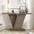 Modern V-Base Design Console Table-1486833236