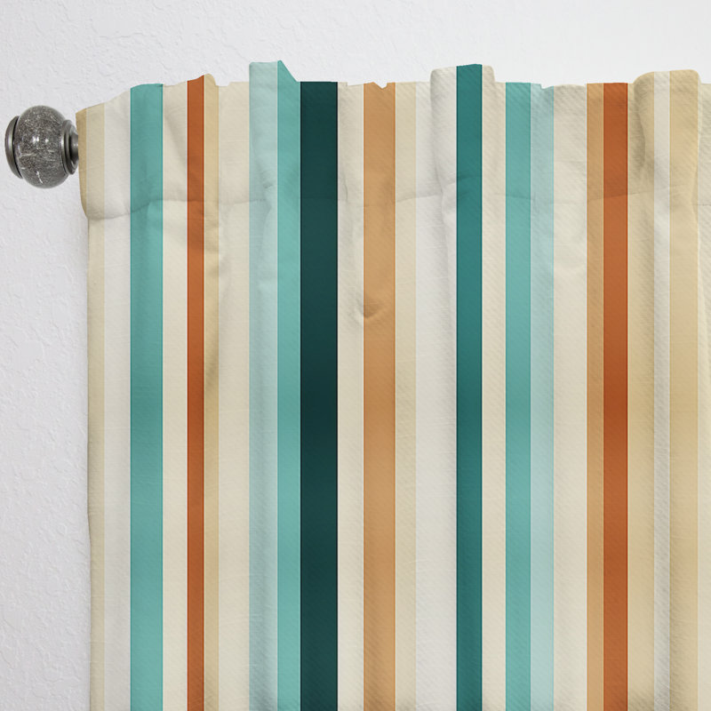 Rideau en velours moderne Coastal Simplicity II - obscurcissant - 1 panneau, L 52 po x L 84 po