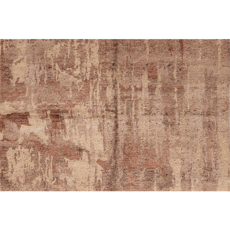Tapis crème / rouille de haute qualité