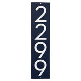 Floating Modern 3" Number Vertical Address Plaque (4 Digits)