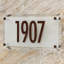 Plaque d'adresse 1 ligne Frura-102174354-102174352