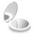 Modern Lighted Magnifying Compact Mirror-48204922-48204923
