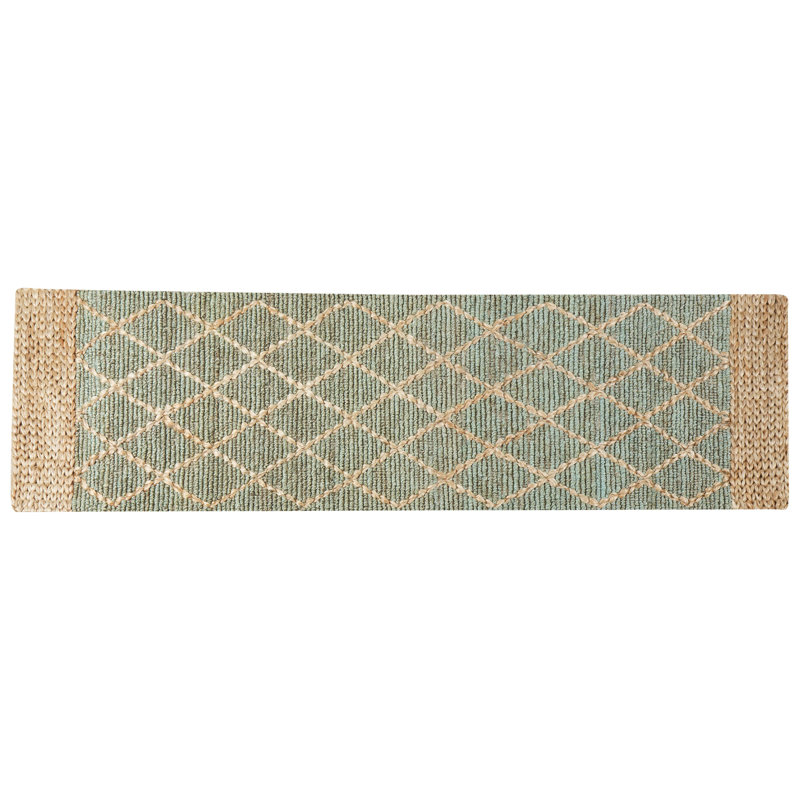 Alderic Geometric Hand Woven Area Rug, Runner 80 x 300cm