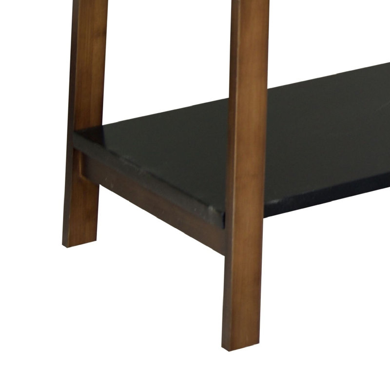 Alfie-Thomas 32'' Console Table, Caramel/Black