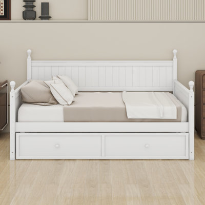 Wood Daybed With Trundle
