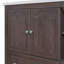 Base de meuble-lavabo, armoire de rangement avec tablette et tiroir, armoire d'appoint-106668336