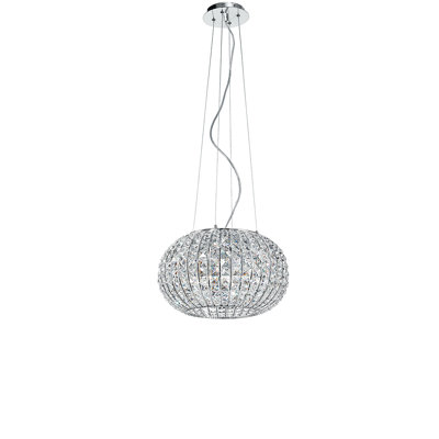 Desmond 5 - Light Chrome Crystal Pendant