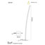 Pheonix 142cm LED Arched Floor Lamp