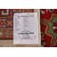 Tapis oriental à motif de légumes Kazak fabriqué à la main 7 x 10