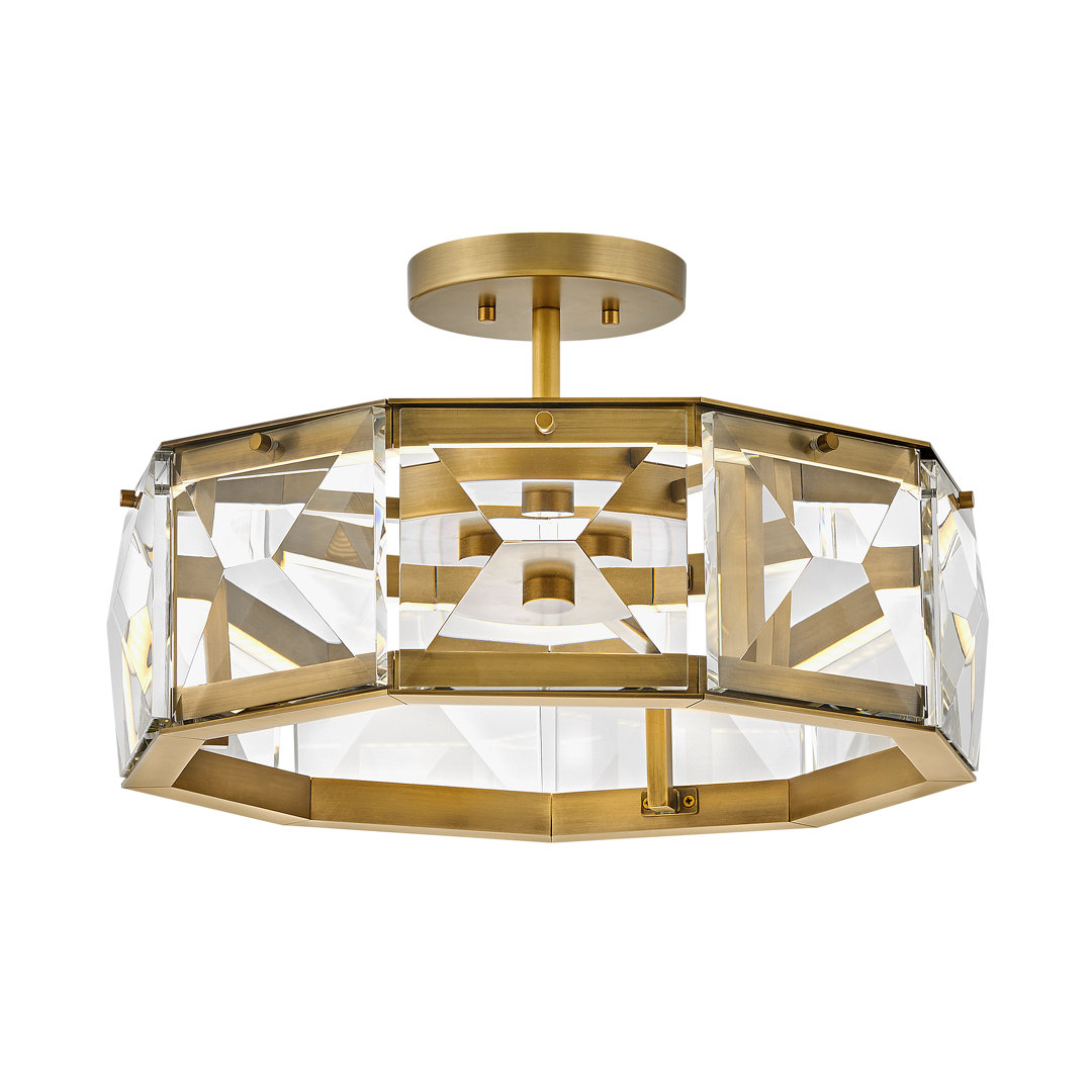 Jolie Integrated LED Convertible Pendant w/ Crystal Accents Fredrick Ramond