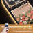 Mid-Century Style Sliding Pegboard Dressing Mirror-111019834