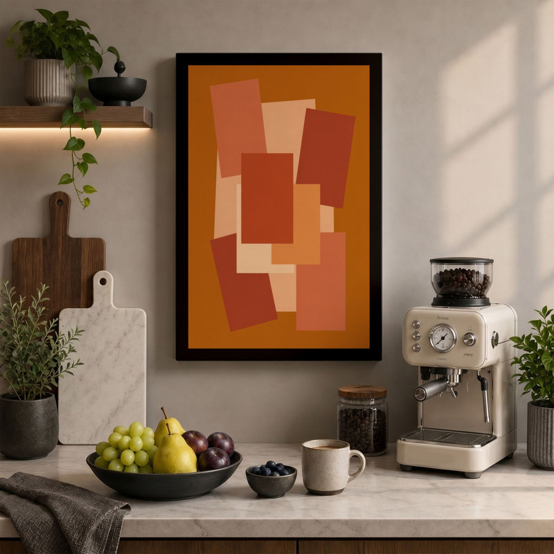 Print, 24x16 - 61.0 x 40.6 cm, Teal Border