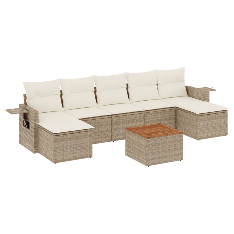 Vidaxl Garden Sofa Set Beige