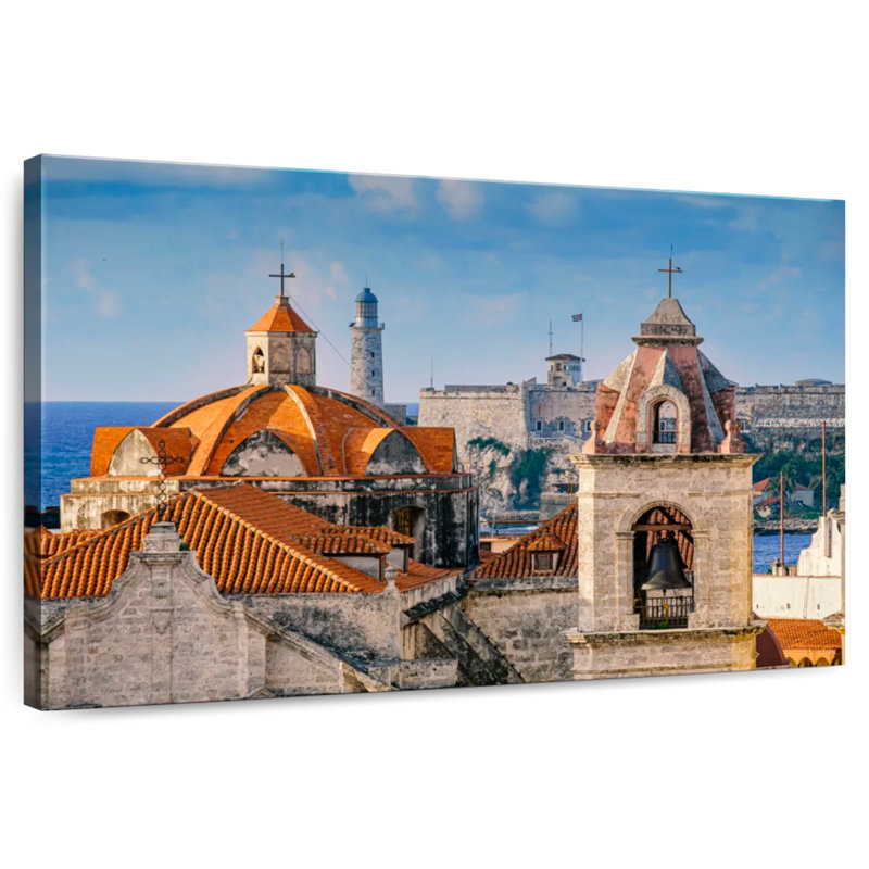 Tour de la cathédrale Adella La Havane, H 34 po x l 51 po