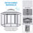 13 Ft. W x 11 Ft. D Weather-resistent Iron Patio Gazebo with sidewalls-110916855-110916852