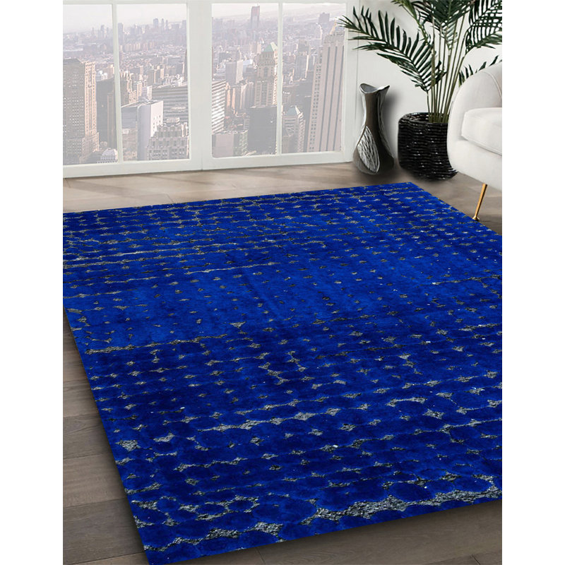 Abstract Indoor Rug, Square 7'
