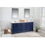 Ensemble de meuble-lavabo double 70,7 po avec miroir Chyrl-1474166505