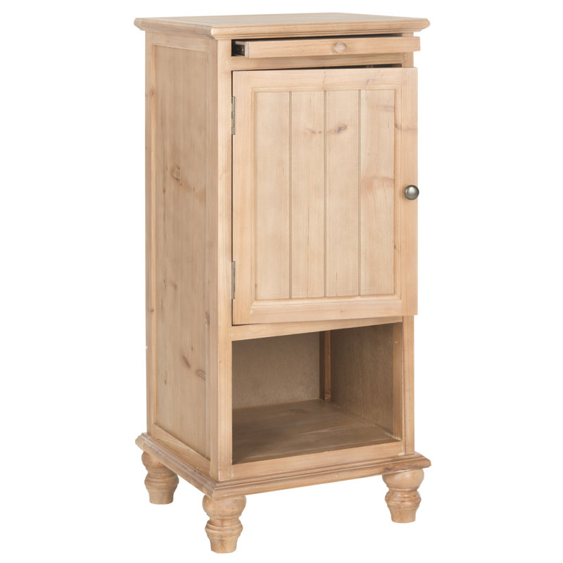 Joanna Solid Wood Tray Top End Table, Maple Red