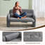  Morden Minimalist Upholstered Chenille Loveseat Sofa, Decorative Sofa for Living Room-699268720