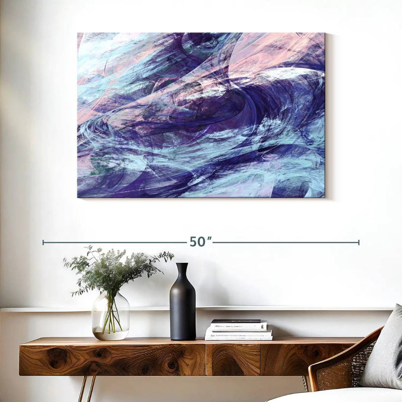 Avery Violet Blues Abstract