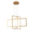 Vollmer 3-Light Dimmable LED Square/Rectangle Chandelier-552671485