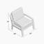[Ensemble de 4] CHAISE CLUB GRENada