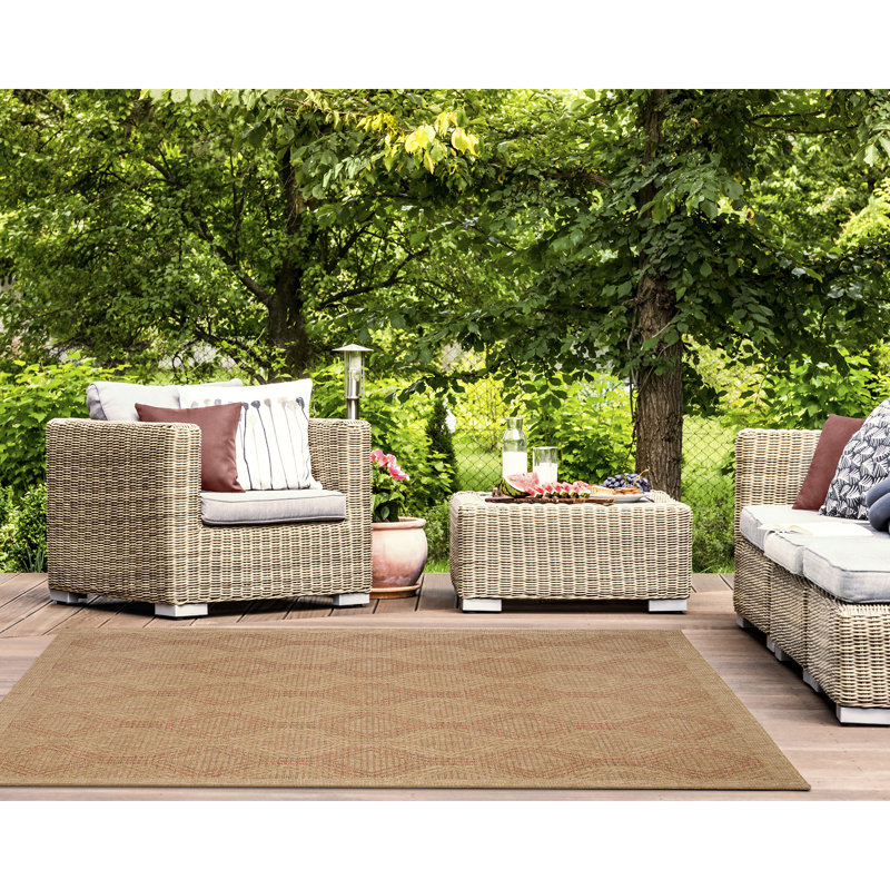 Tapis intérieur / extérieur Bordy, Rectangle 3 pi 3 po x 4 pi 11 po